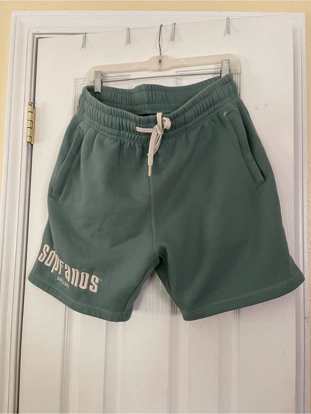 Soprano Olive Drawstring Athletic Shorts